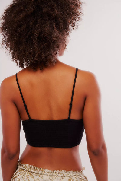 Amina Bralette in Black & ACAI