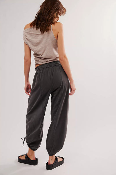 Hadley Poplin Pants in BLACK