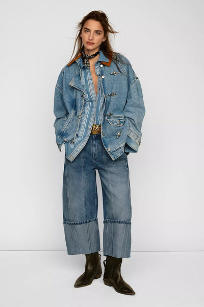 We The Free Olsen Cuffed Barrel Jeans~~SIZE 29 LEFT