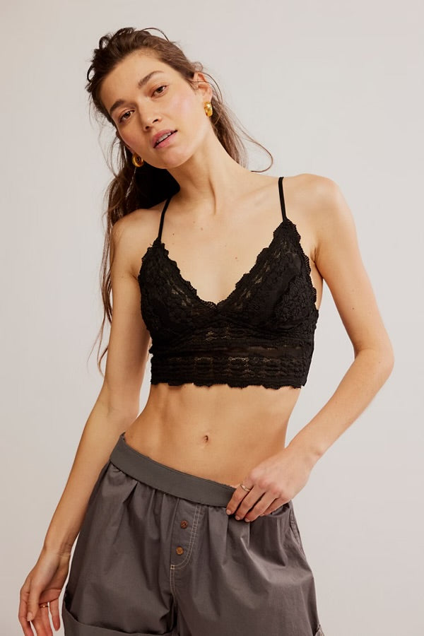 Amina Bralette in Black & ACAI