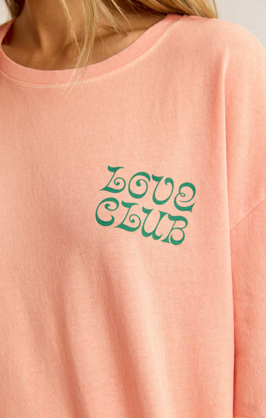 LOVE CLUB SOCAL OVERSIZED TEE~~FINAL SALE~~SIZE XS LEFT