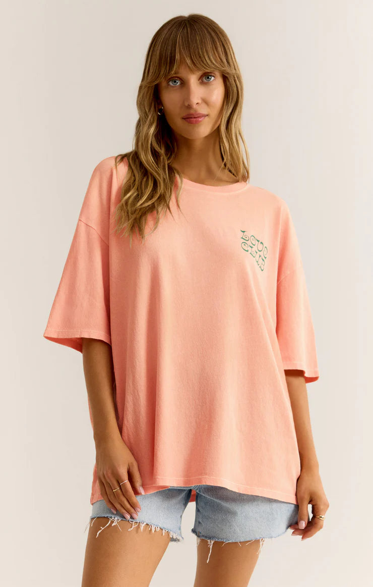 LOVE CLUB SOCAL OVERSIZED TEE~~FINAL SALE~~SIZE XS LEFT