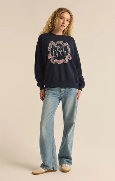 LA VIE SUNDAY SWEATSHIRT~~FINAL SALE