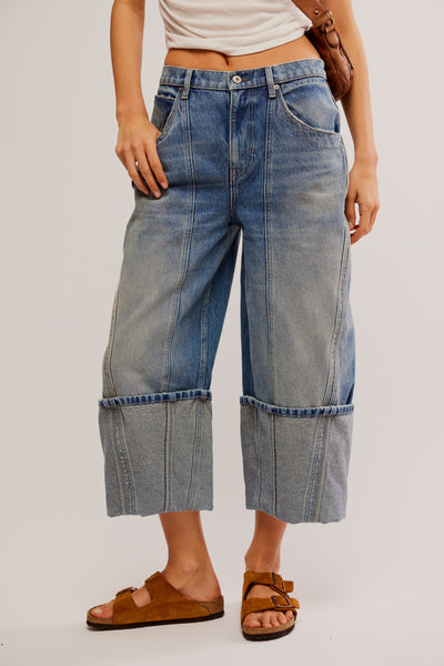 We The Free Olsen Cuffed Barrel Jeans~~SIZE 29 LEFT