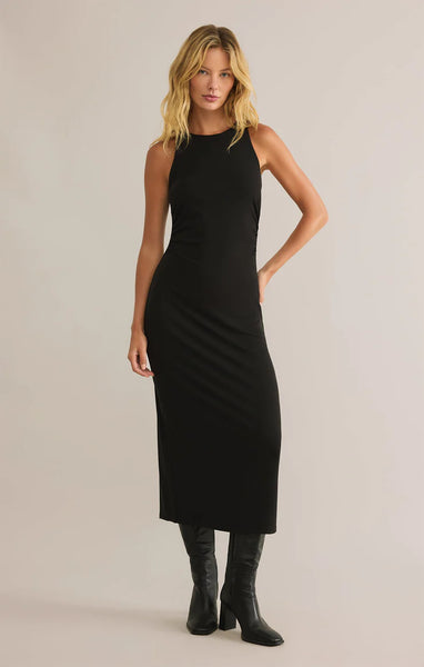 ADISON SECOND SKIN MIDI DRESS