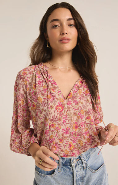 CARINE LIMA FLORAL TOP