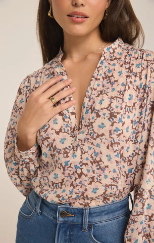 ESME LA PAZ FLORAL BLOUSE