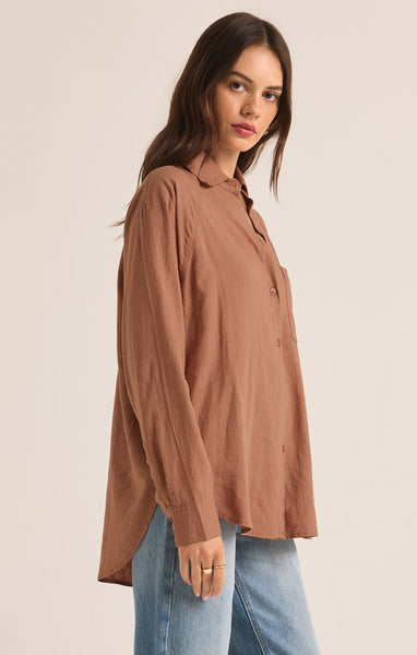 THE PERFECT LINEN TOP~~SIZE M LEFT